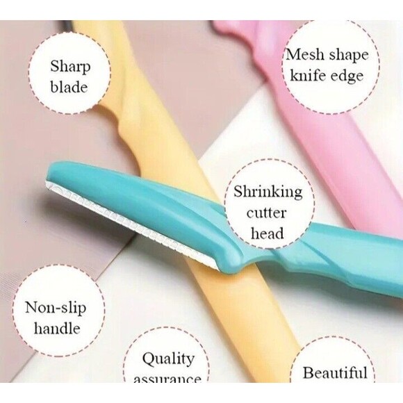 6 PCS (Razor)-(Eyebrow)-(Shavers)-(Facial Hair Remover)-(Mixed Color)-(New)-$6 - Picture 4 of 10